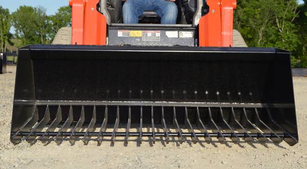 Loflin Fabrication Skid Steer Manure Cake Bucket