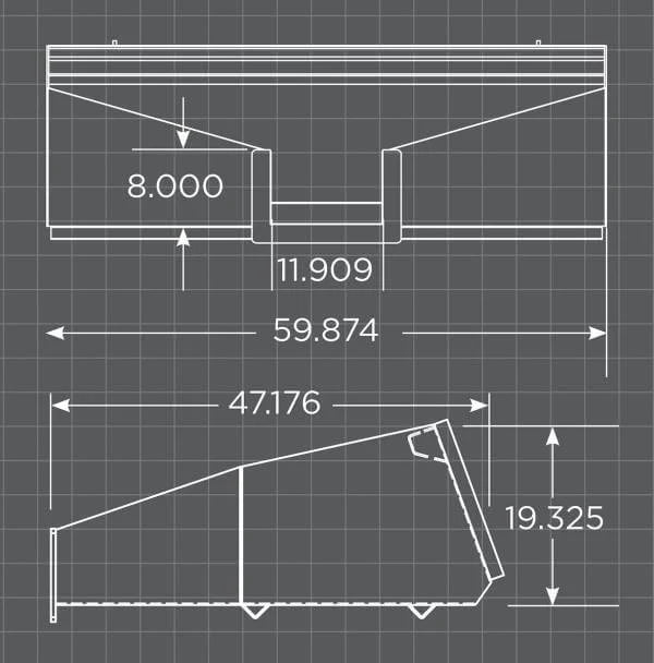 Loflin Fabrication Skid Steer Concrete Bucket