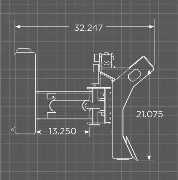 Loflin Fabrication Skid Steer Dozer Blade