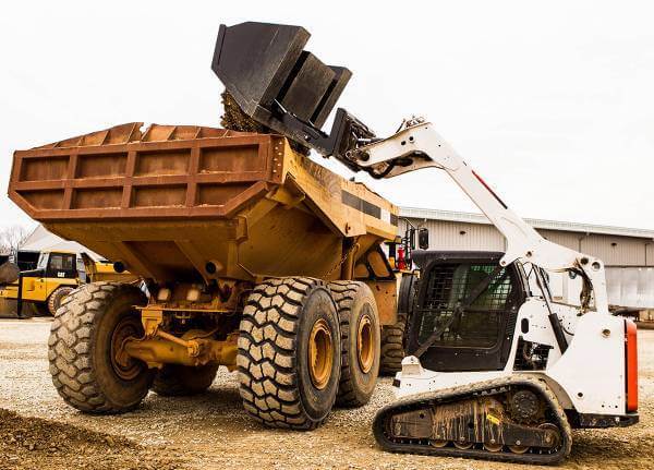 Loflin Fabrication High Front Dump Skid Steer Bucket