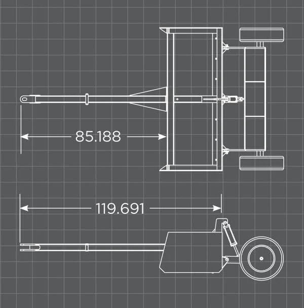 Loflin Fabrication Skid Steer Land Leveler