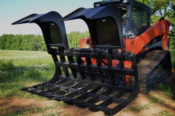 Loflin Fabrication Skid Steer Root Grapple