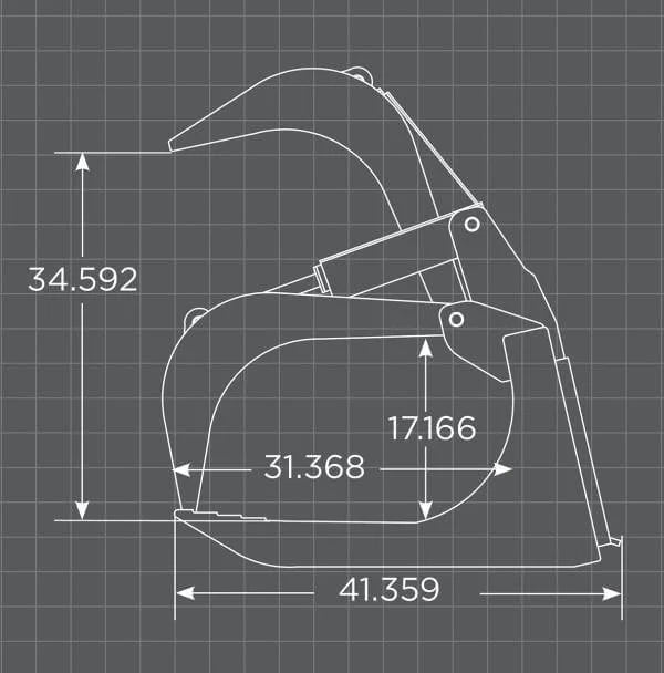 Loflin Fabrication Skid Steer Root Grapple