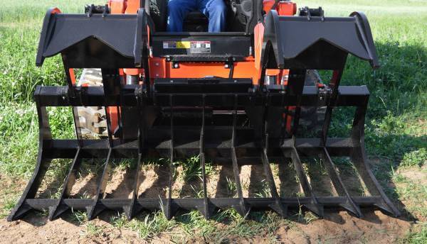 Loflin Fabrication Skid Steer Root Grapple