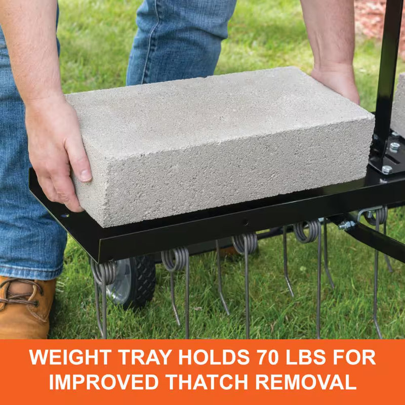 48 In. Tow Lawn Dethatcher